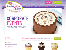 Tablet Screenshot of prairiegirlbakery.com